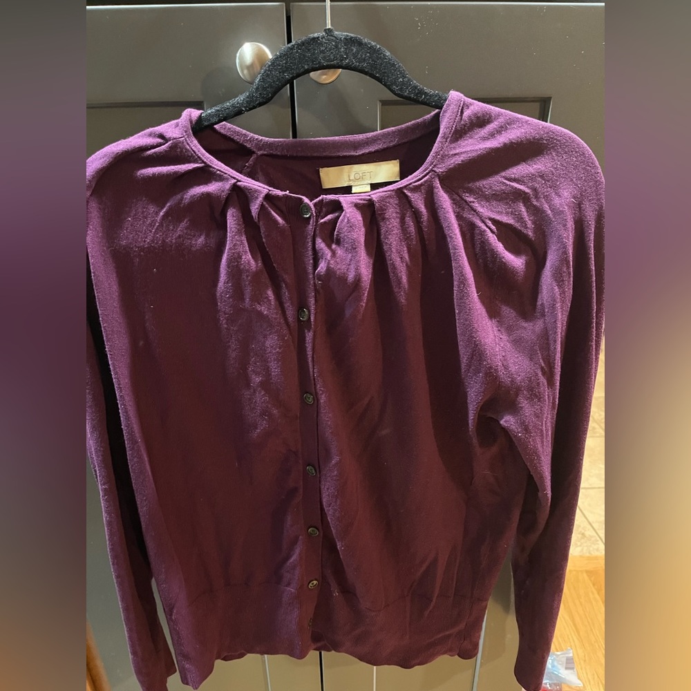 Loft cardigan size medium